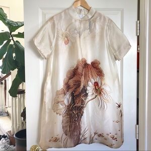 Japanese style shift dress